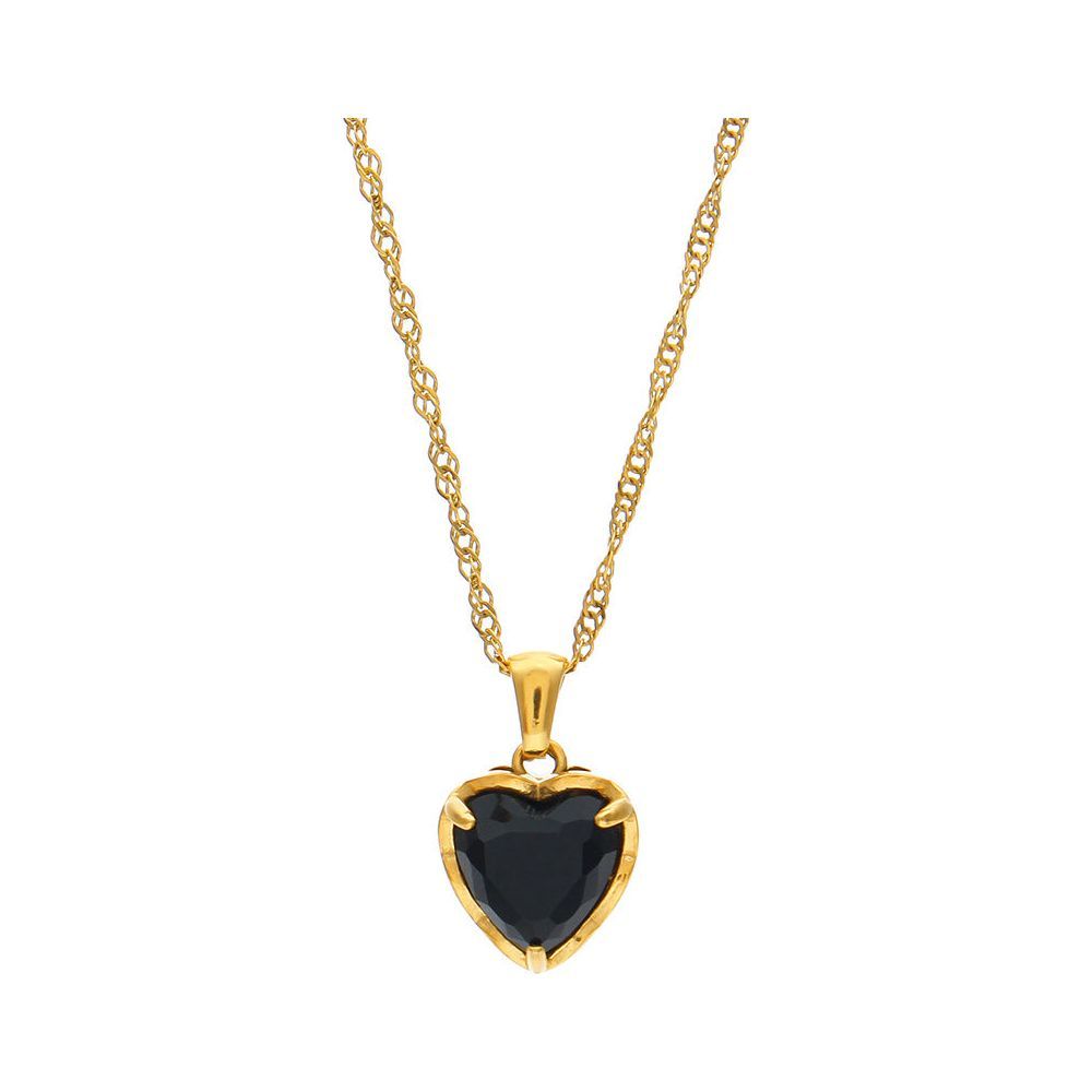 Heart-shaped Zircon Pendant Clavicle Chain Niche Gold Necklace Ornament - Jointcorp