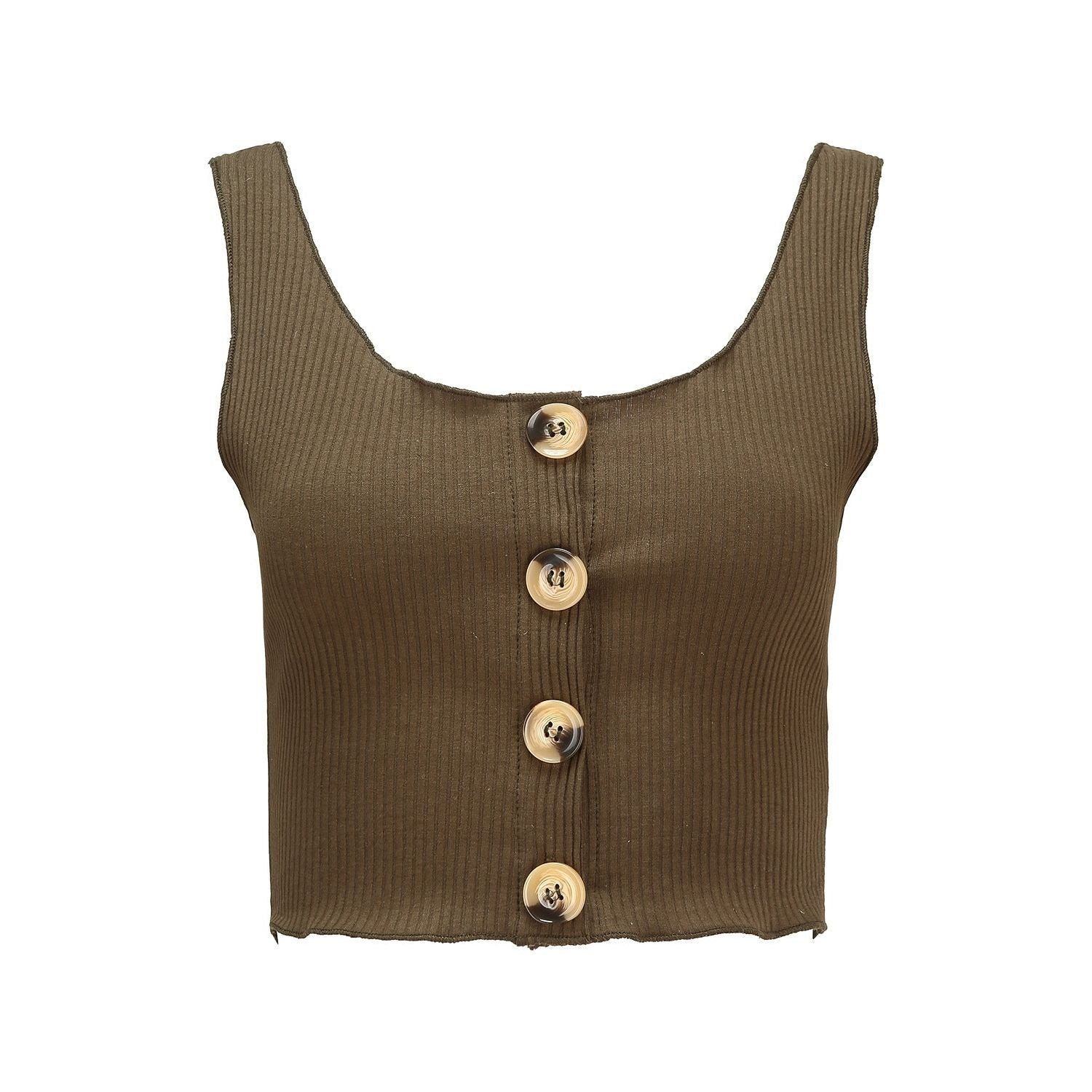 V-neck Nightclub Backless Camisole Lace-up Sleeveless Bottoming Top