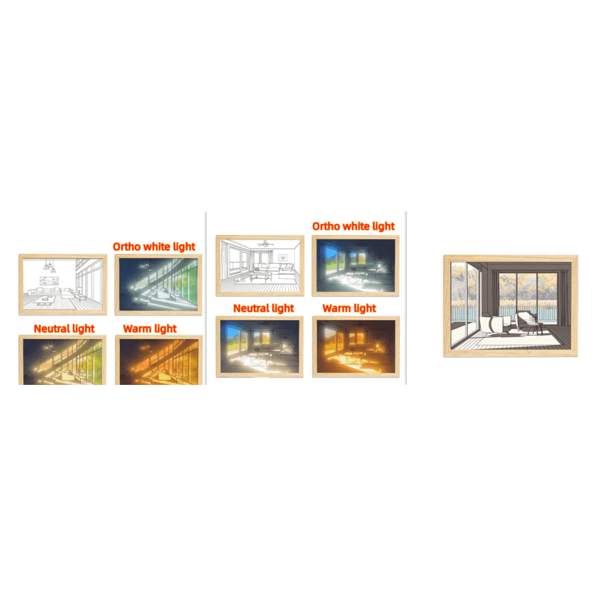 Illuminated Picture LED Decorative Light
