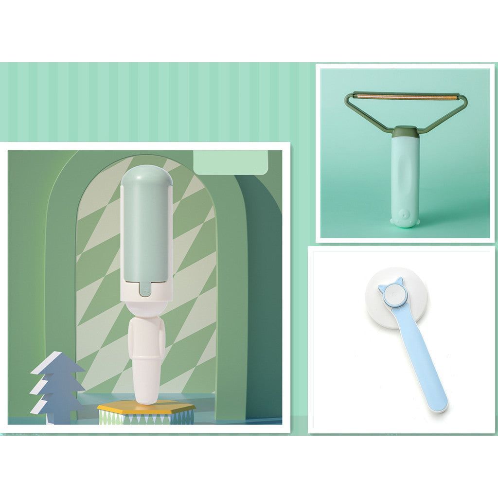 Pet Cat Dog Hair Remover Dematting Comb Double-sided Sofa Clothes Shaver Lint Rollers For Cleaning Pets Comb Brush Removal Mitts Brush
