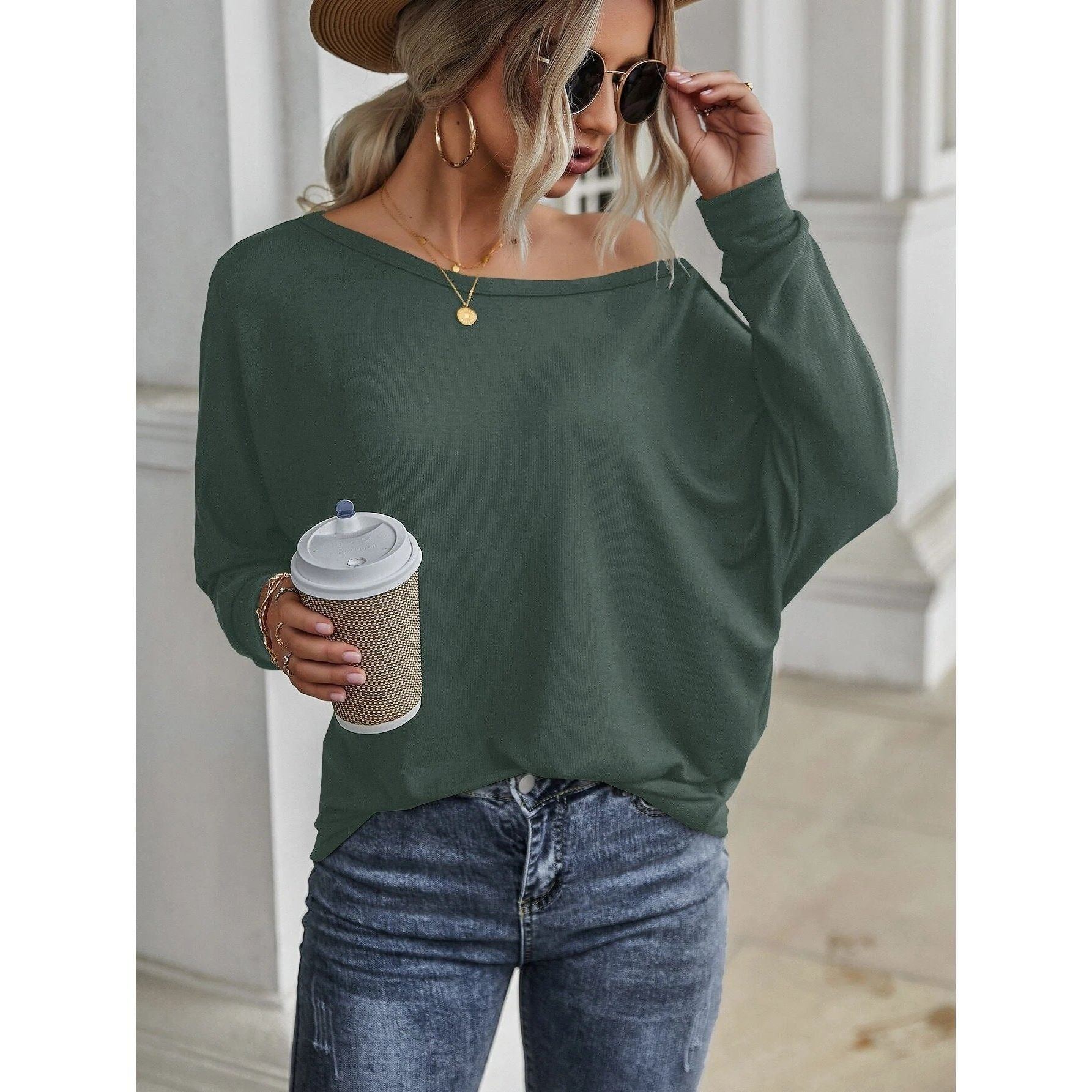 Women's Autumn And Winter New Button Long Sleeve Lady Temperament Commuter Shirt