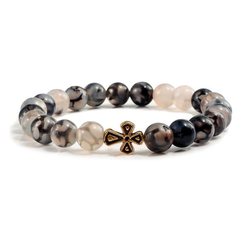 Filament Black Dragon Pattern Alloy Accessories Barbell Cat's Paw Accessories Yoga Scattered Beads Carrying Strap - Jointcorp