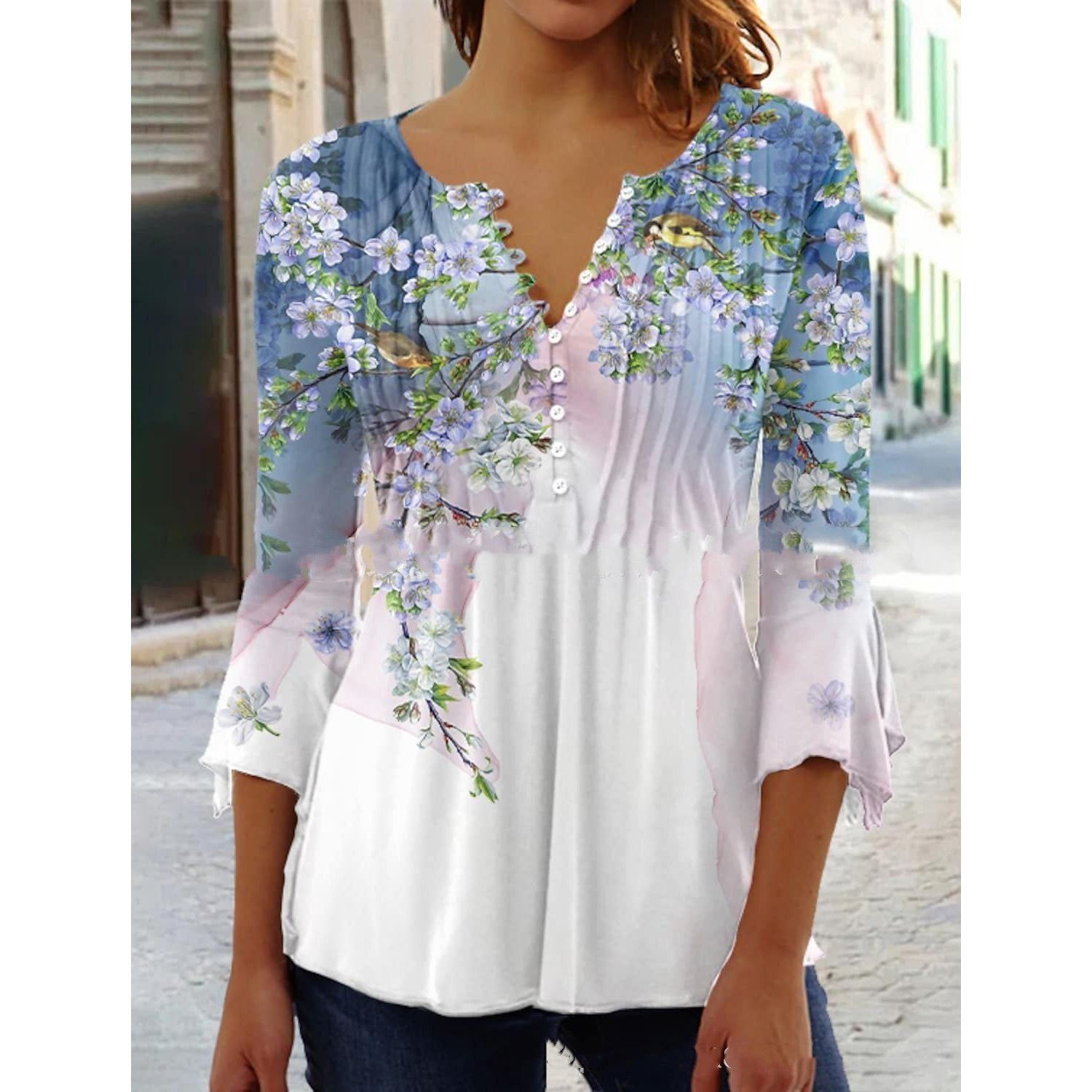 Fashion Casual Women's Versatile Shirt