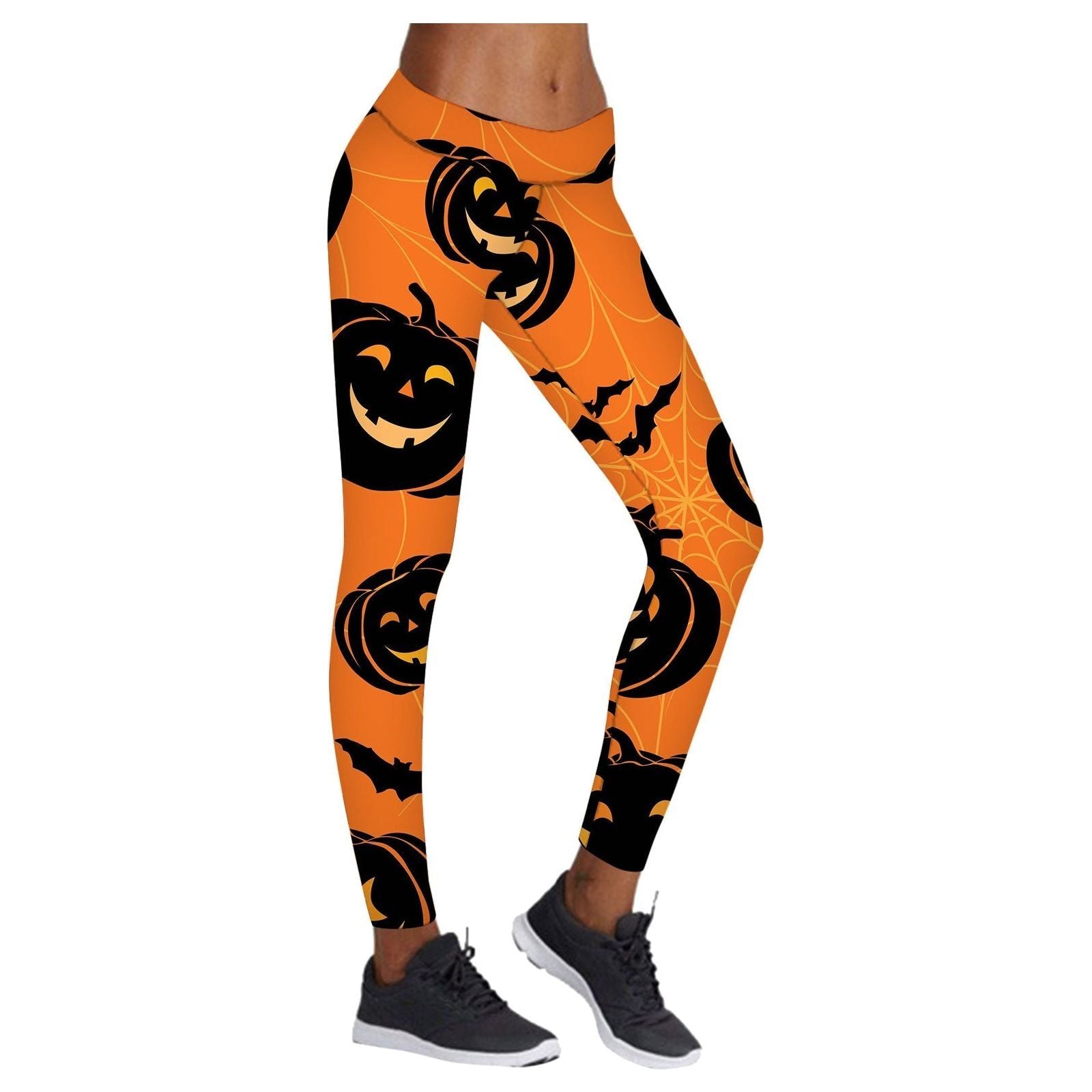 Printed Leggings Halloween Sports Yoga Pants High Stretch Pencil Pants