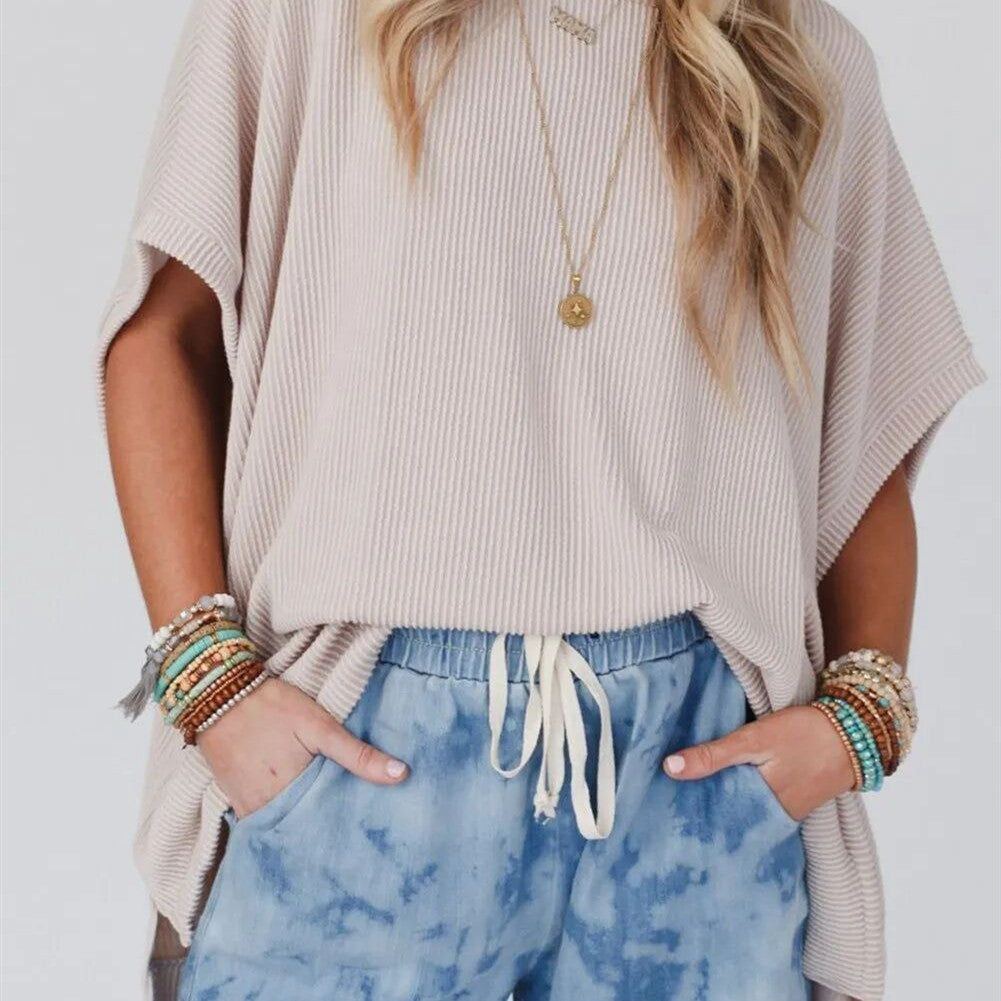 Women's Bat Loose Large Size Short Sleeve - Jointcorp