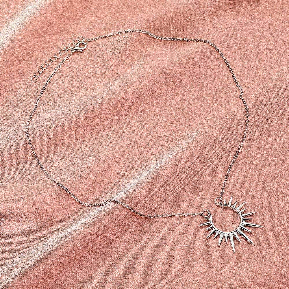 Sunflower Necklace Retro Clavicle Chain Fashion Creative Jewelry Women - Jointcorp