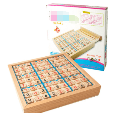 Children Sudoku Chess Beech International Checkers Folding Game Table Toy Gift Learning & Education Puzzle Toy