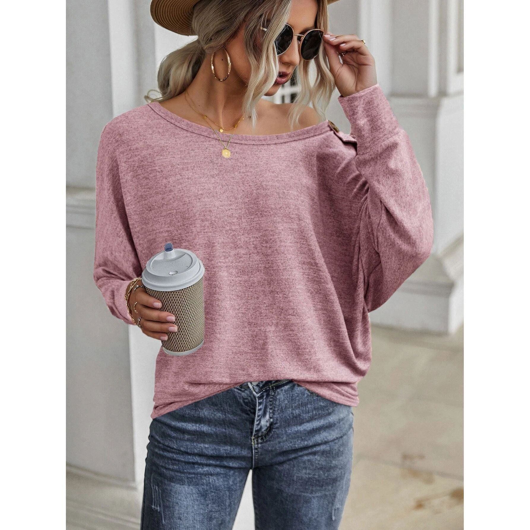 Women's Autumn And Winter New Button Long Sleeve Lady Temperament Commuter Shirt