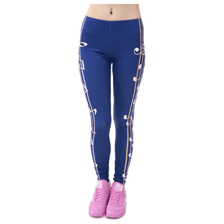 Printed thin pencil feet pants stretch big ladies yoga pants leggings - Jointcorp