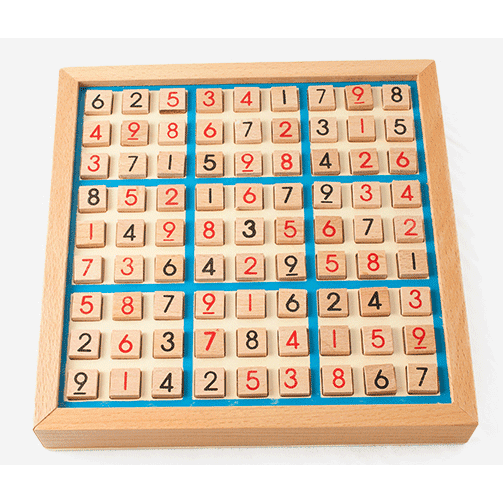 Children Sudoku Chess Beech International Checkers Folding Game Table Toy Gift Learning & Education Puzzle Toy