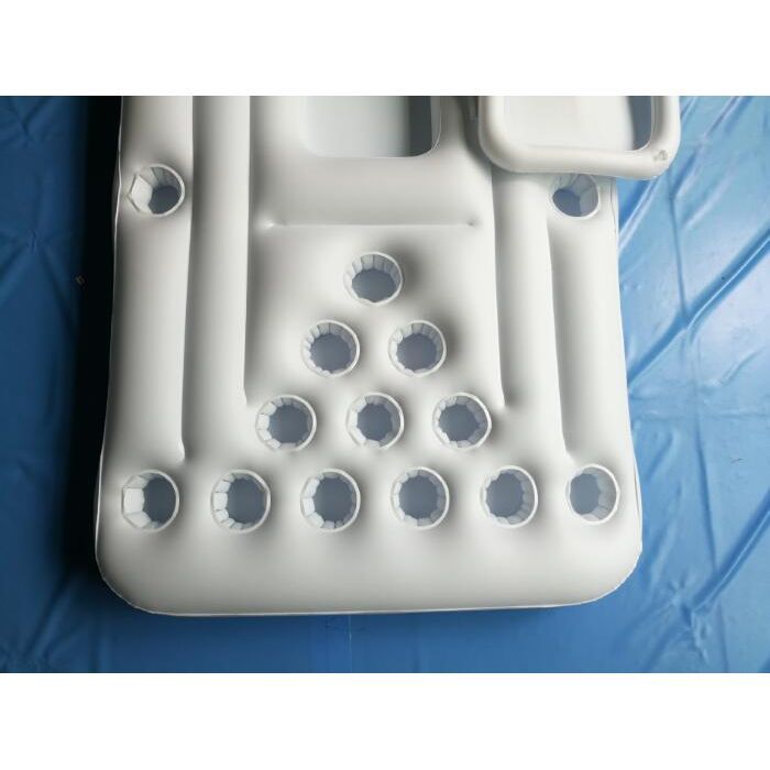 Water Party  Air Mattress Ice Bucket Cooler Cup Holder Inflatable Beer Pong Table Pool Float