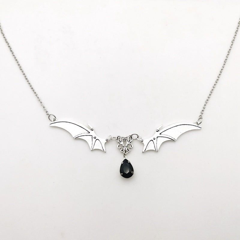 Vampire Bat Wings Necklace Gothic Witchcraft Jewelry - Jointcorp