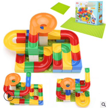 Children Large  Particles Assembled Slide Puzzle Blocks Toys 3-10 Years Old Boy Toy