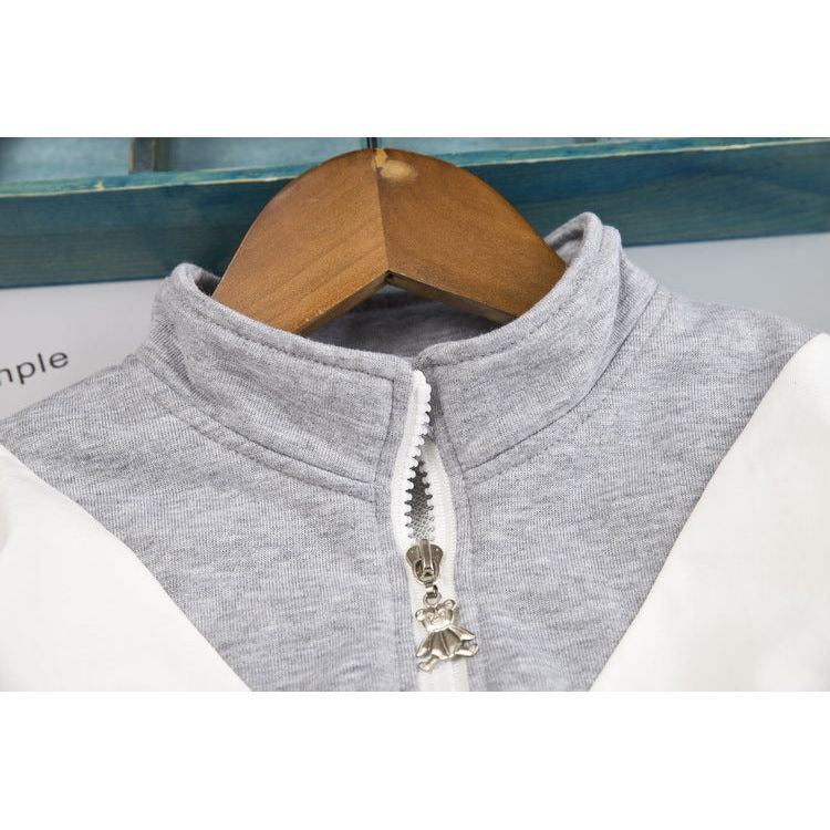 Boy sports wind suit
