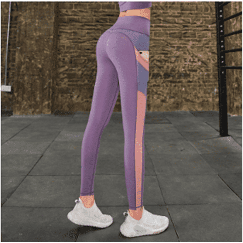 Sport Stitching Fitness Pocket Leggings Yoga Pants - Jointcorp