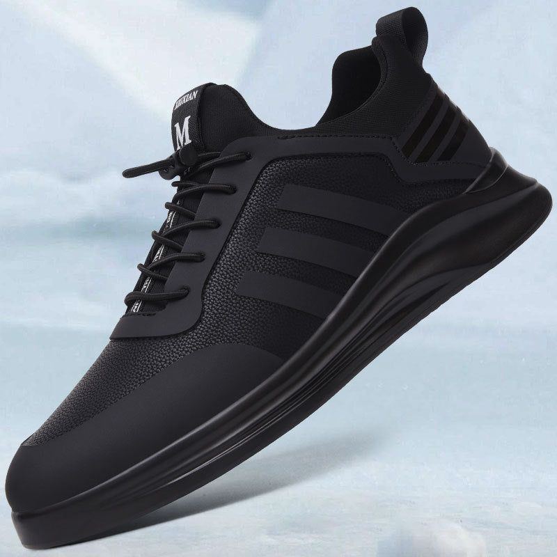 Black Men's Casual Sports All-Match Breathable Shoes