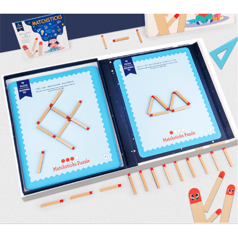 Thinking Match Montessori Children's Educational Toys Wooden Toys Early Education Toys