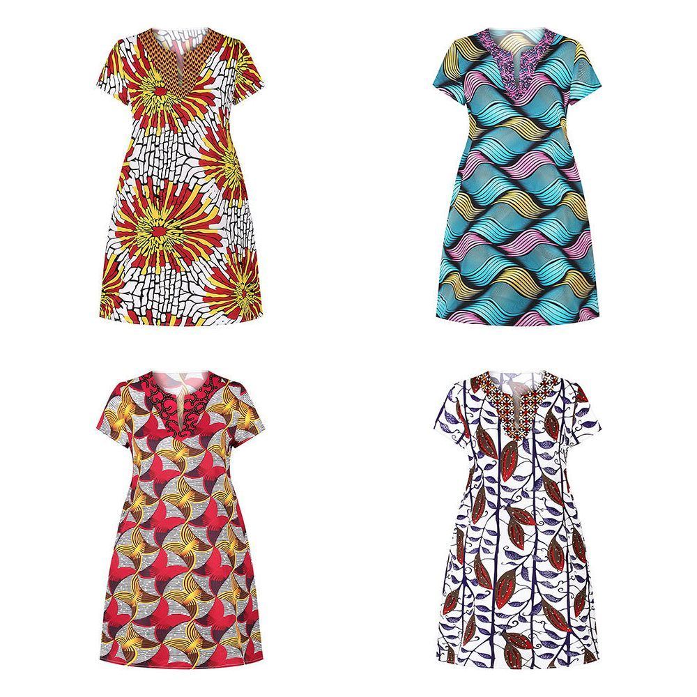 Digital Printed Casual One-piece Midi Skirt - Jointcorp