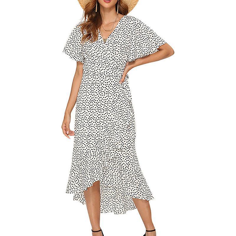 Printed Chiffon Dress Women Long Dresses - Jointcorp