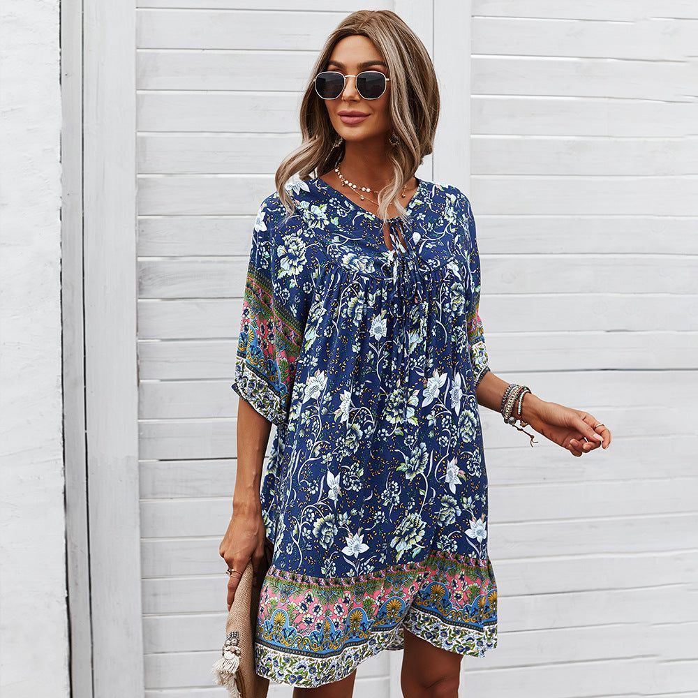 Net Red Ins Wind Dress Ladies Loose Skirt - Jointcorp