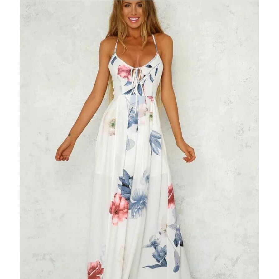 European And American Long Skirts, Printed Big Dresses, Foreign Trade Women'S Clothing - Jointcorp