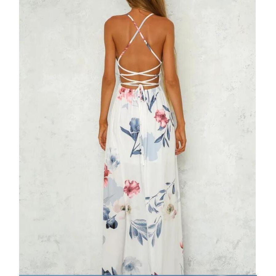 European And American Long Skirts, Printed Big Dresses, Foreign Trade Women'S Clothing - Jointcorp