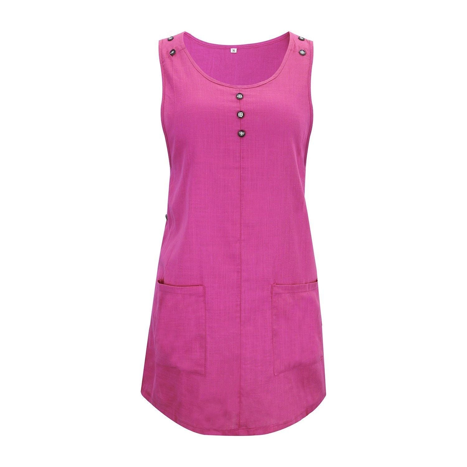 Women'S Cross-Border Sleeveless Vest Women Wear Slim Sleeveless Casual Dresses - Jointcorp