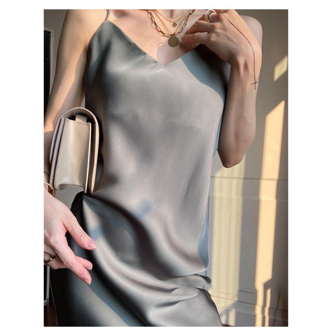 Vintage Imitation Acetate Satin Waistcoat Skirt For Girls With Small Silk Dresses - Jointcorp