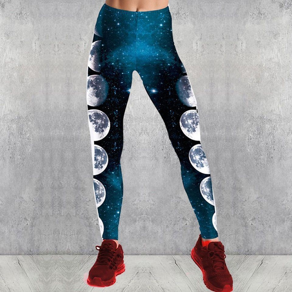 Star Moon Fitness Leggings Sports Yoga Pants - Jointcorp