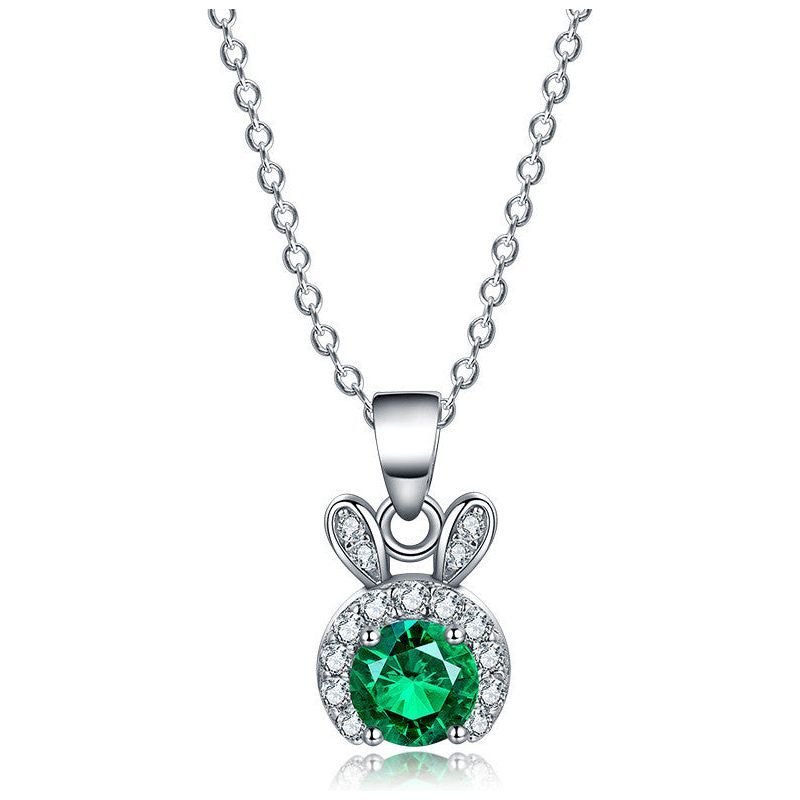 Necklace Personality Fashion Nurturing Emerald Clavicle Chain - Jointcorp