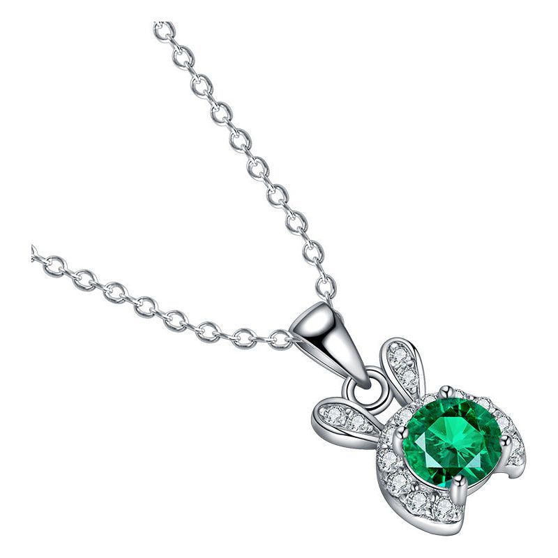 Necklace Personality Fashion Nurturing Emerald Clavicle Chain - Jointcorp
