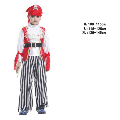Halloween children's pirate costume