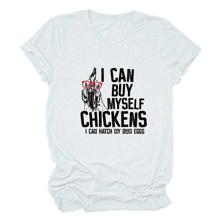 Printed Loose Short-sleeved T-shirt