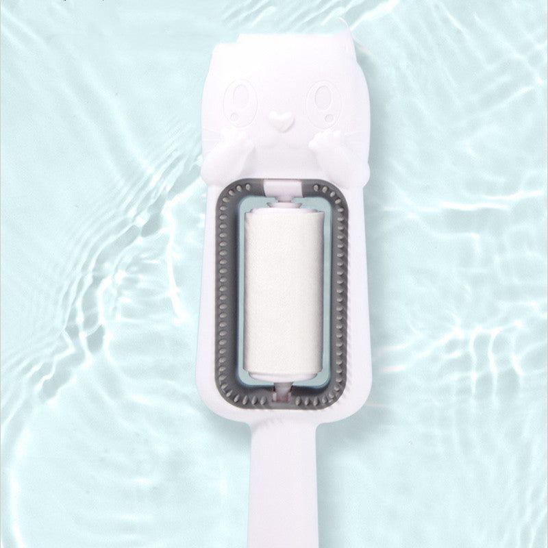 New Pet Cleaning Hair Removal Lent Remover Cat Drum Type Disposable Wipes Comb