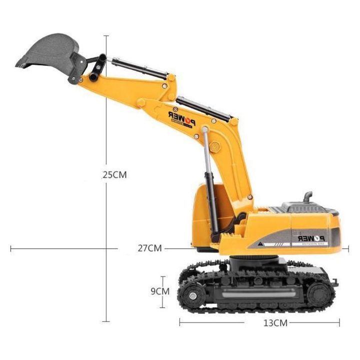 Remote control excavator