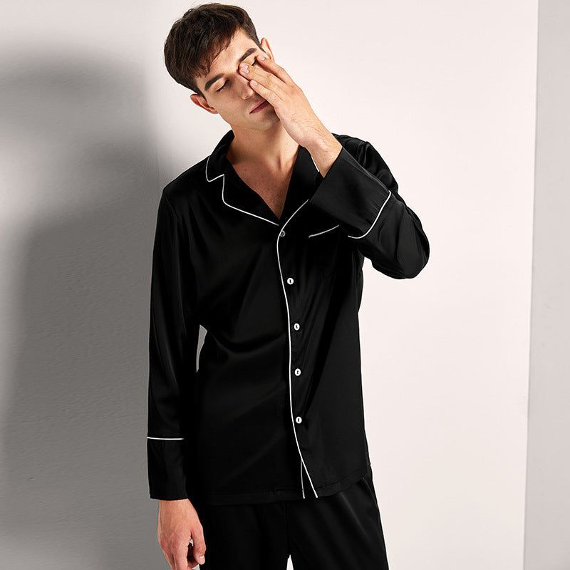 Silk couple pajamas - Jointcorp