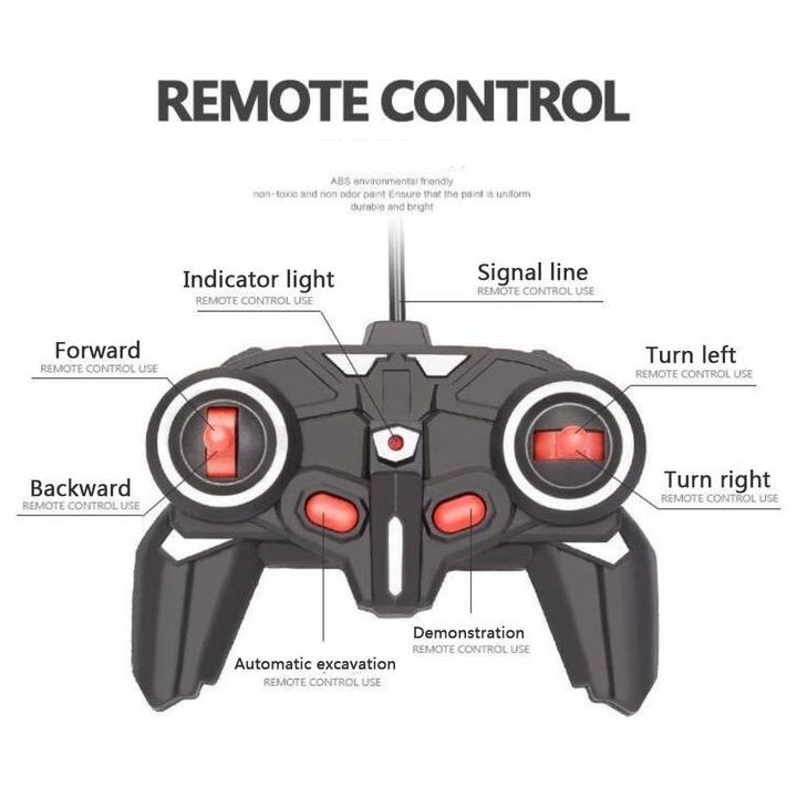 Remote control excavator