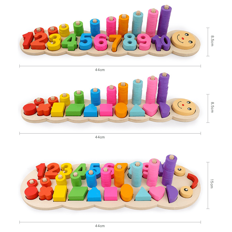 Early Childhood Education Wooden Logarithmic Board