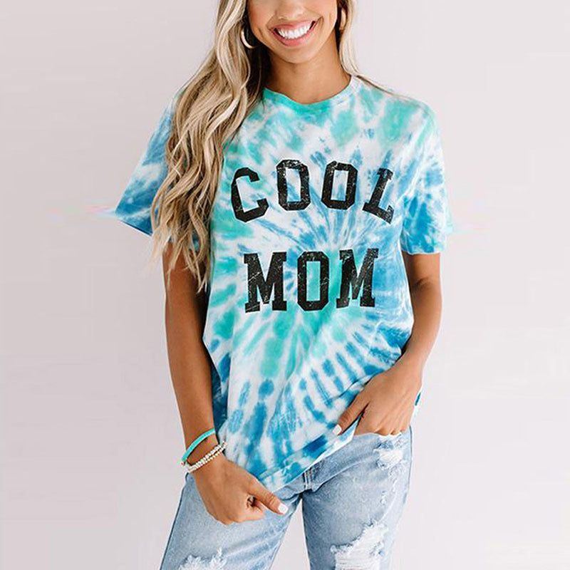 European And American Digital Printing Short-sleeved Women's Summer Loose T-shirt - Jointcorp