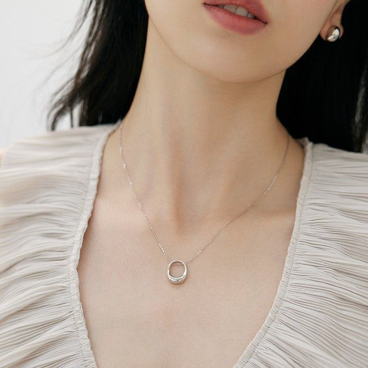 Women's 925 Sterling Silver Clavicle High Grade Necklace - Jointcorp