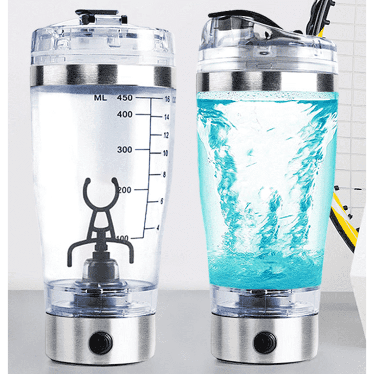 Electric Protein Shake Stirrer USB Shake Bottle Milk Coffee Blender Kettle Sports And Fitness Charging Electric Shaker Cup