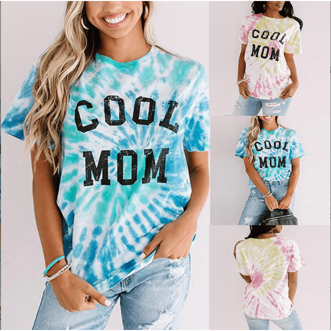 European And American Digital Printing Short-sleeved Women's Summer Loose T-shirt - Jointcorp