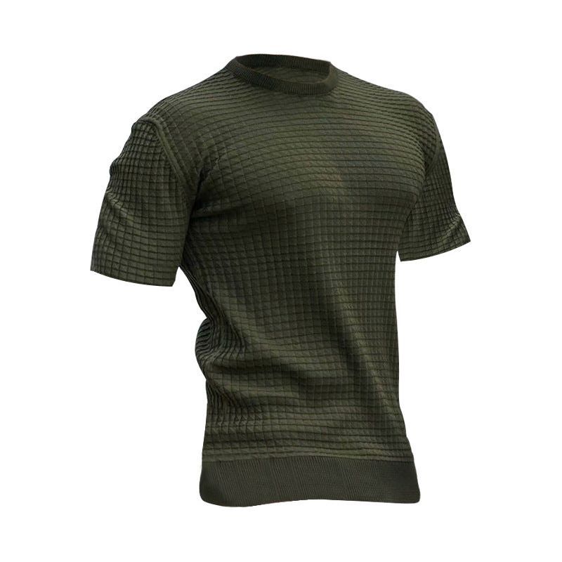 Men's Round Neck Stretch Casual Trend Top T-Shirt - Jointcorp