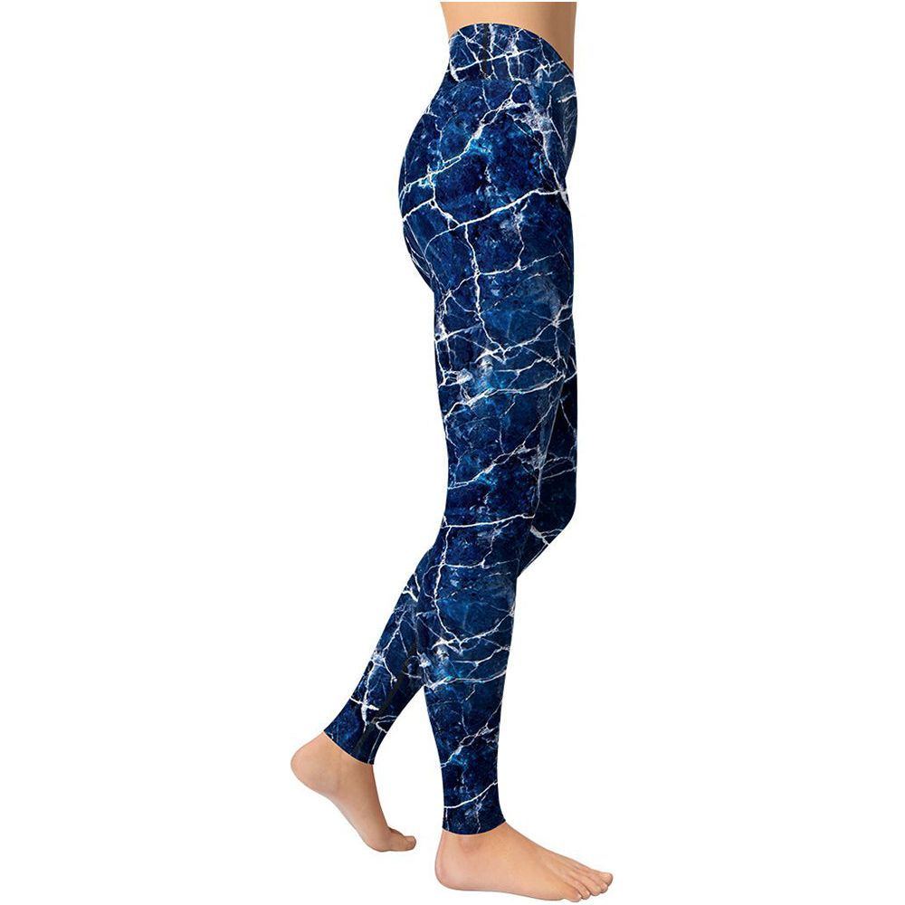 Plus Size Printed Sports Leggings Yoga Pants - Jointcorp