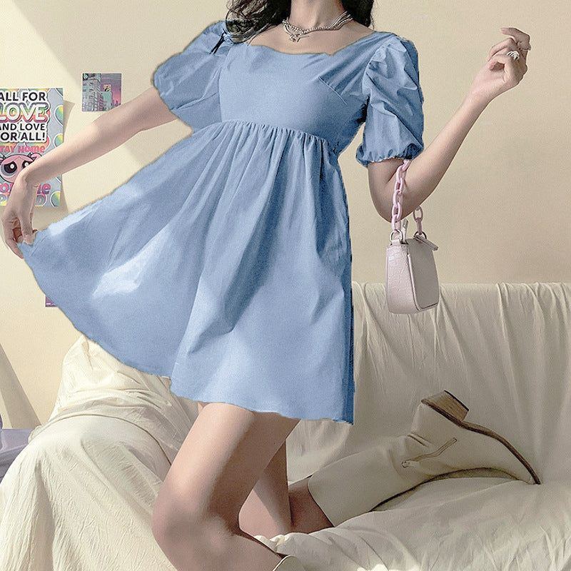 Princess Sleeves One-neck Sexy Backless Slim Slim Dress - Jointcorp