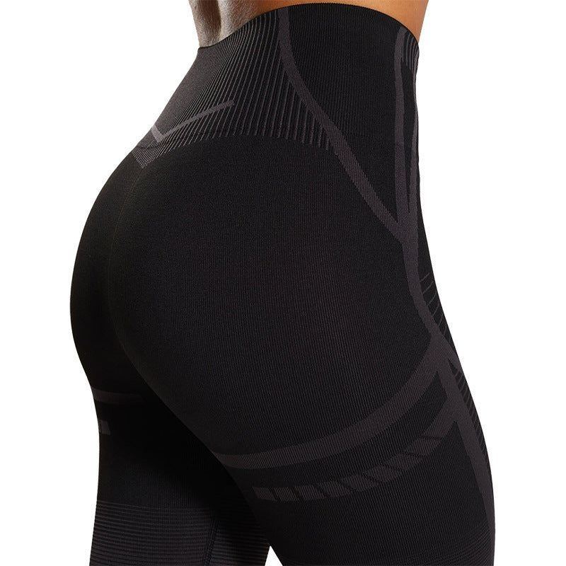 High waist stretch cropped leggings yoga pants - Jointcorp