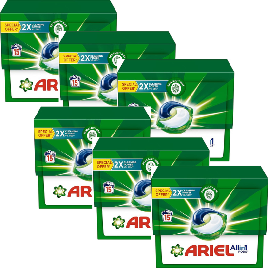 Ariel Pods All in One Original -6 X 15 Pods Exp 29/05/2025