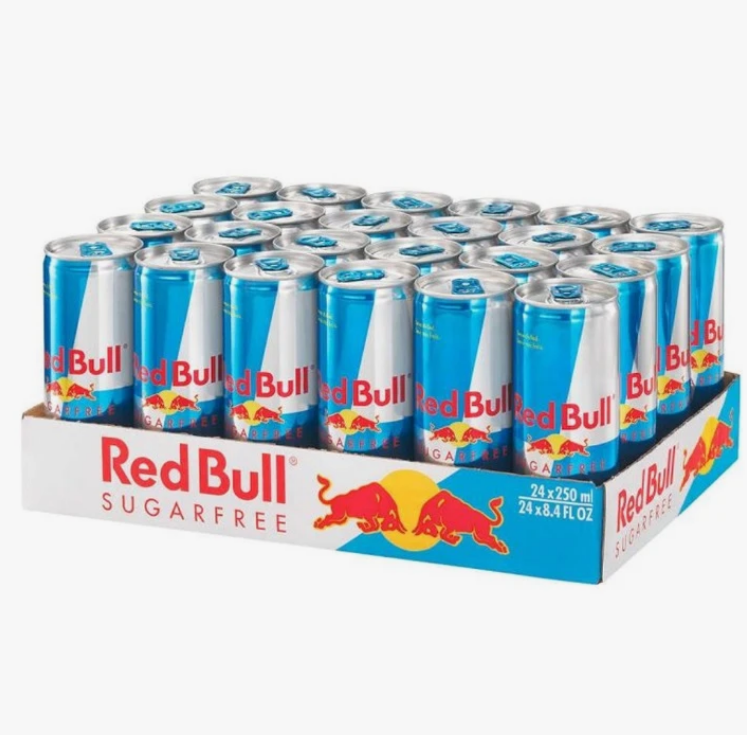 Red Bull Energy Drink Sugar Free 24 X 250 ml