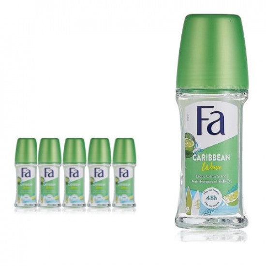 Fa Deo Roll Caribbean Lemon 6x 50ml