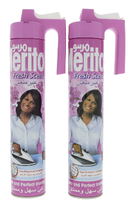 Merito Starch Spray Pink 2x400ml